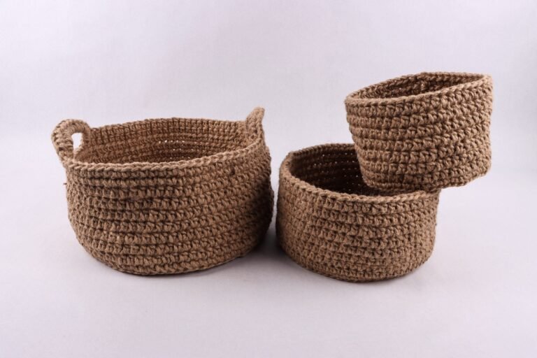 Handmade Crochet Storage Box