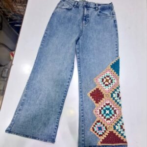 Handmade Crochet Pants – Elegant Design with Egyptian Cotton