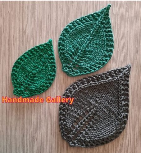 Crochet Leaf Coaster Set – Handmade Home Décor (Large & Small Sets) - Image 4